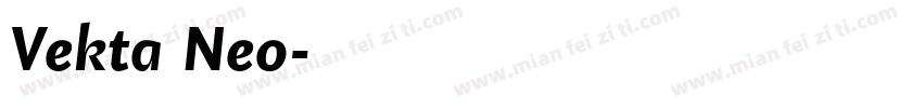 Vekta Neo字体转换